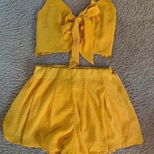 Two Piece Romper Set